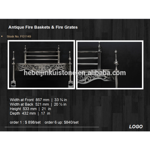 high quality cast iron firegrates
